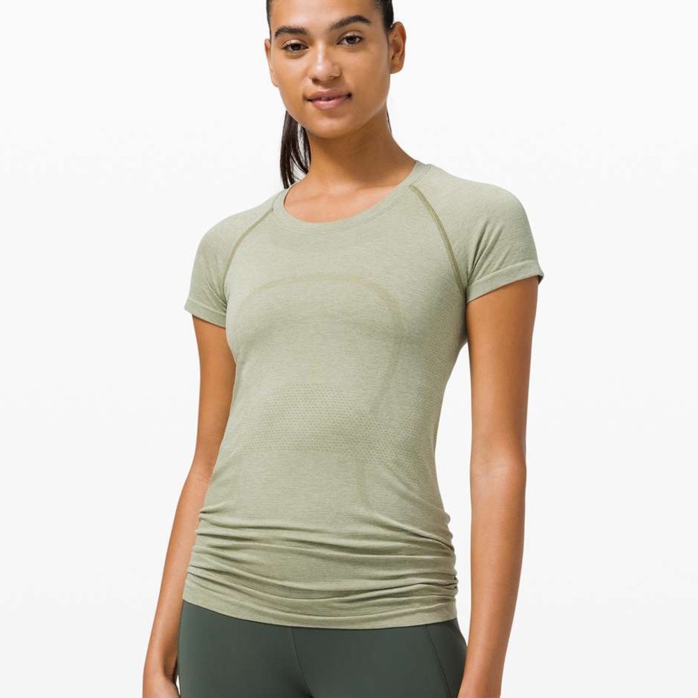 Swiftly tech short sleeve T-shirt in Rosemary green